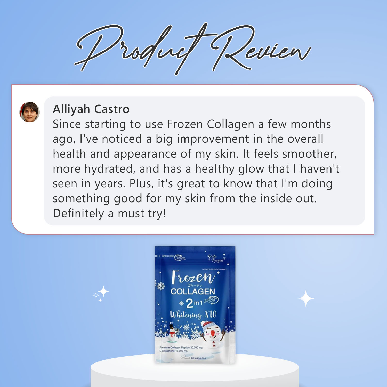 Frozen Collagen by Gluta Frozen_WHITE